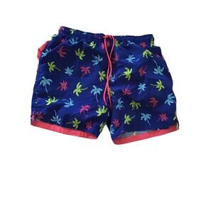 Island Inspired Resortwear Mens Swim Trunks Size M Tropical Print